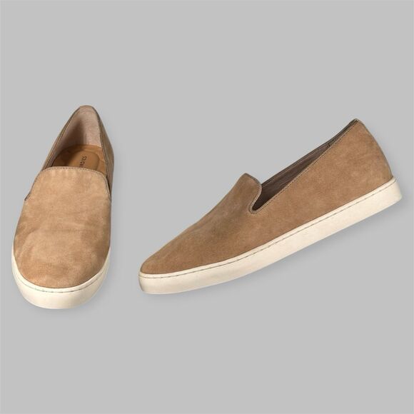 birdies Shoes - Birdies Shoes The Swift Tan Suede Slip On Comfort Sneakers Womens Size 8.5